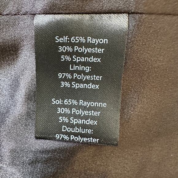 MILLY Ponte Blazer Jacket Black Size S - Picture 8 of 9